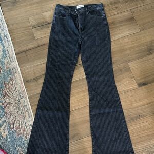 Striped Flare Jeans FRAME
